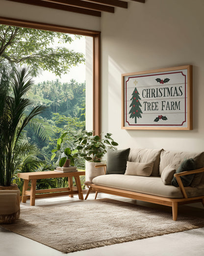 Christmas Tree Farm - Poster / Art Print - interiör