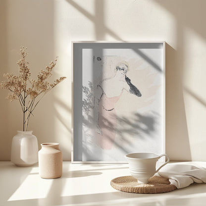 Yvette Guilbert In columbine a Pierrot (1894) - Poster / Art Print - interiör