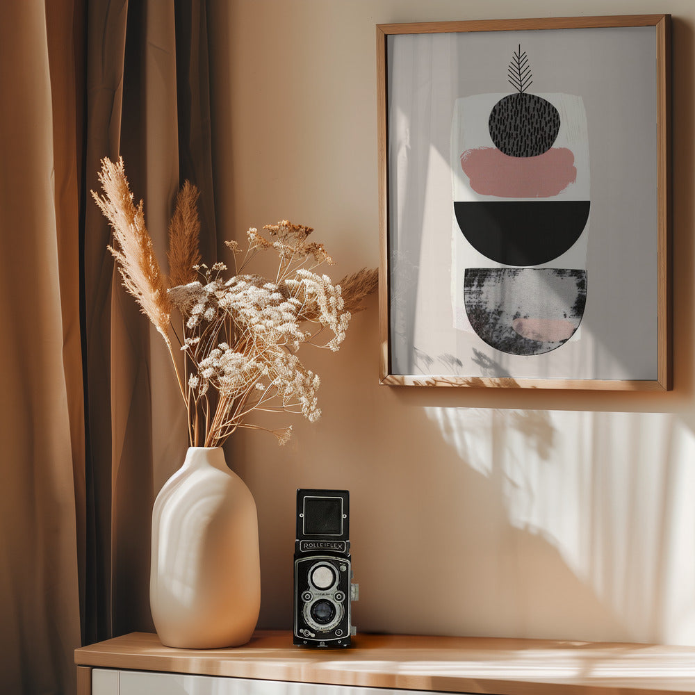 Abstract Minimalist Shapes No 6 - Poster / Art Print - interiör
