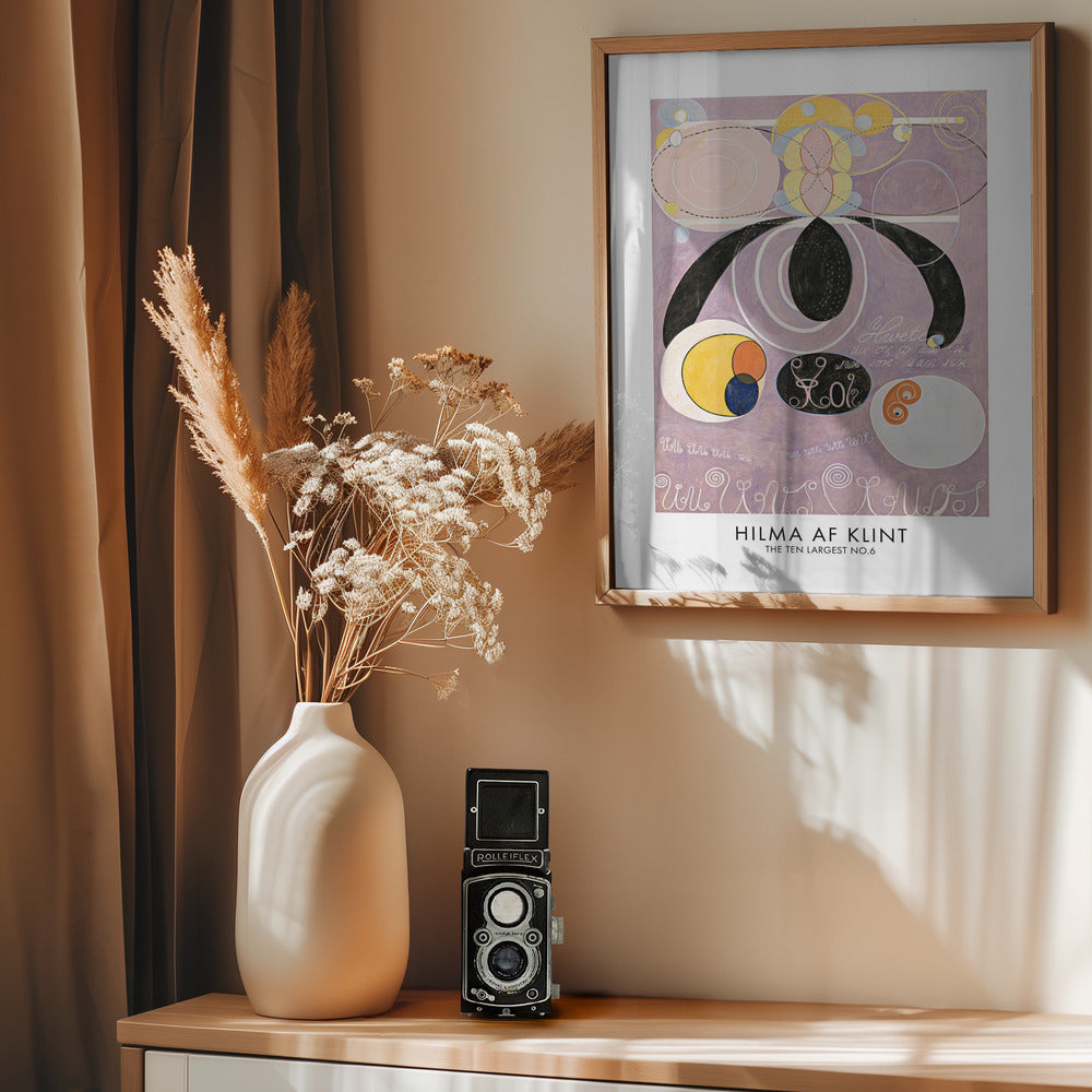 The Ten Largest No.6 Poster - Poster / Art Print - interiör