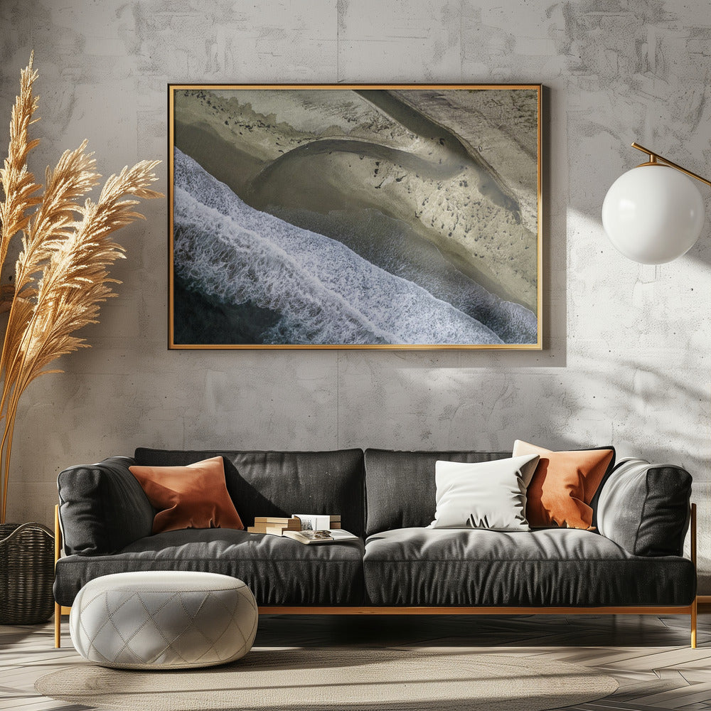 Big Sur Aerial - Poster / Art Print - interiör