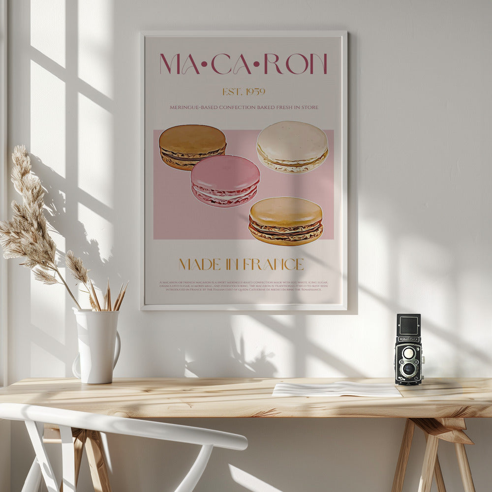 Macaron Print - Poster / Art Print - interiör