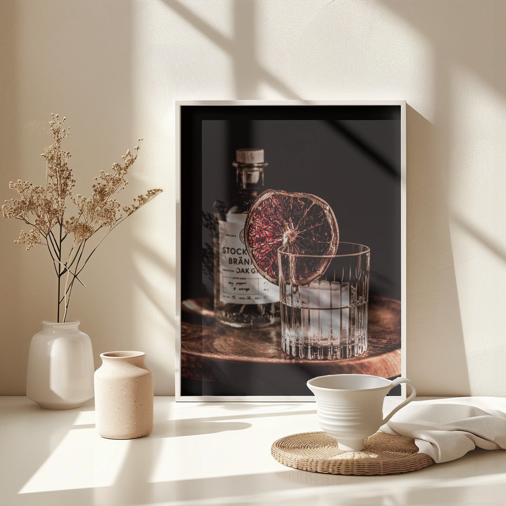 The Sipping Gin - Poster / Art Print - interiör