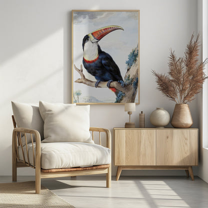 Red Billed Toucan - Poster / Art Print - interiör