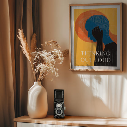 Thinking Out Loud - Poster / Art Print - interiör