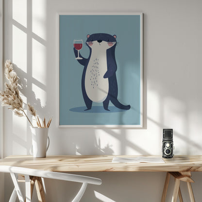 Cute Cartoon Cheers No 2 - Poster / Art Print - interiör