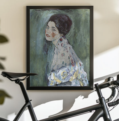 Porträt Einer Dame (1916–1917) - Poster / Art Print - interiör