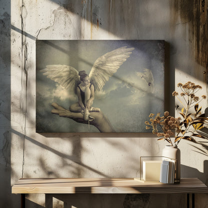 Spread your wings - Poster / Art Print - interiör