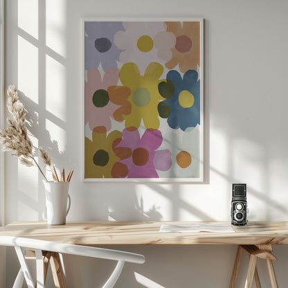 Flower In Flower - Poster / Art Print - interiör