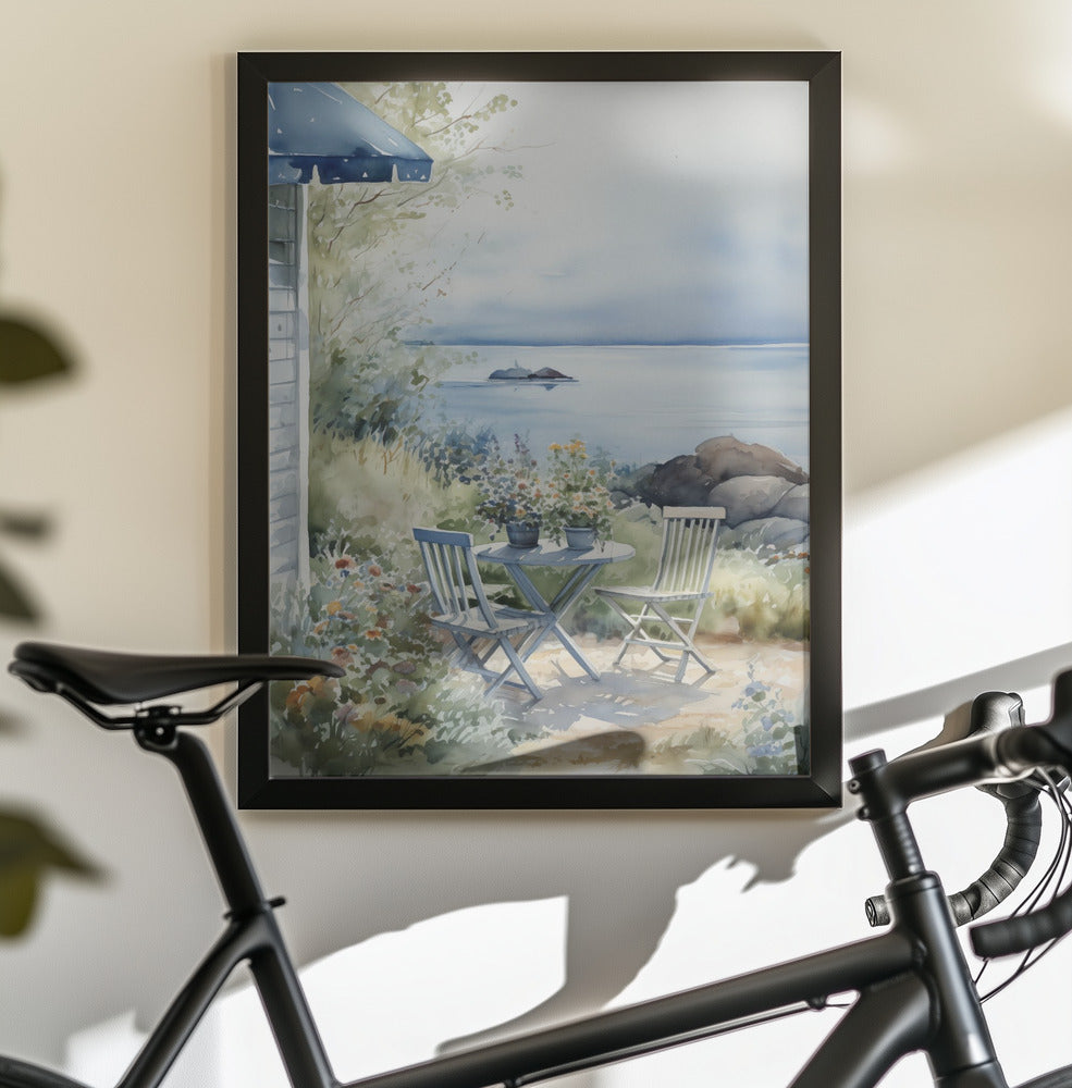 Summer Theme In Watercolor No 7 - Poster / Art Print - interiör