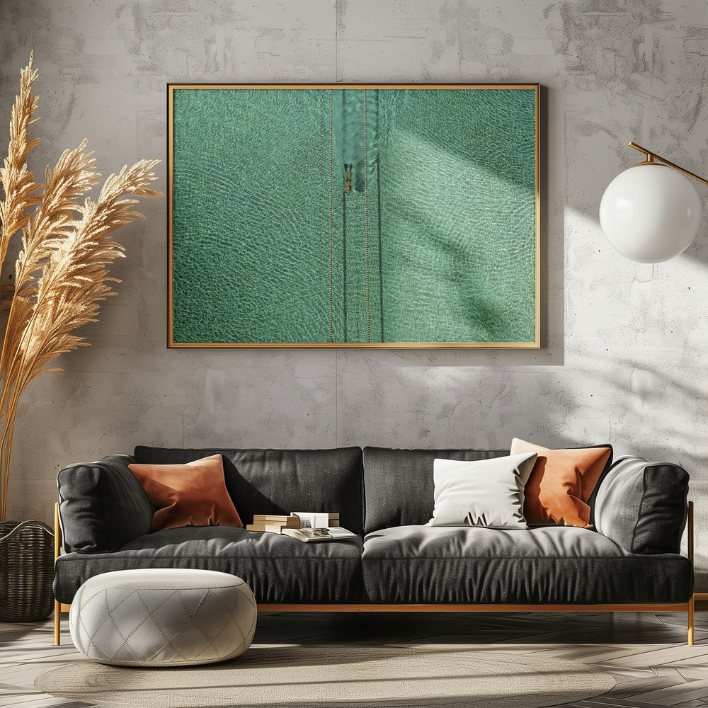 Swimmer - Poster / Art Print - interiör