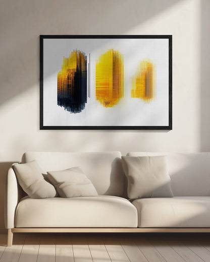 Golden Spots - Poster / Art Print - interiör