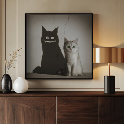 The Shadow Smiles to You - Poster / Art Print - interiör