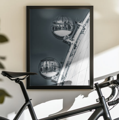 Globen - Sky view - Poster / Art Print - interiör