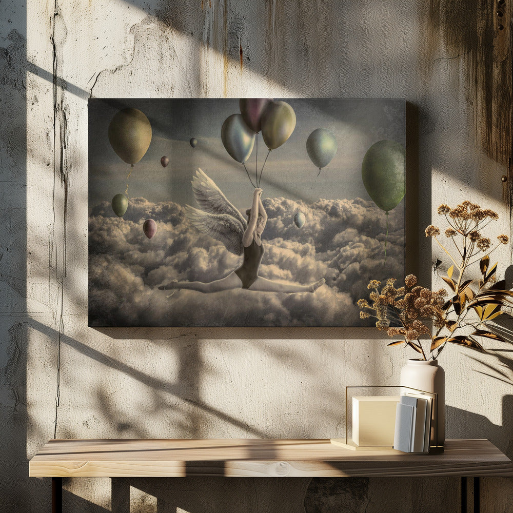 Go with the flow - Poster / Art Print - interiör
