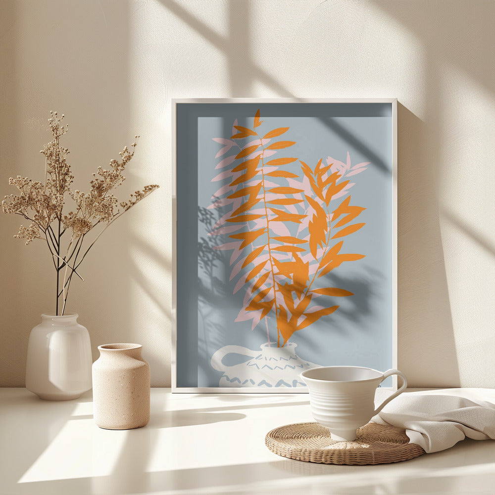 Botanical dopamine twigs - Poster / Art Print - interiör