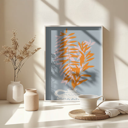 Botanical dopamine twigs - Poster / Art Print - interiör