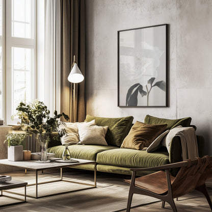 Peony 03 - Poster / Art Print - interiör