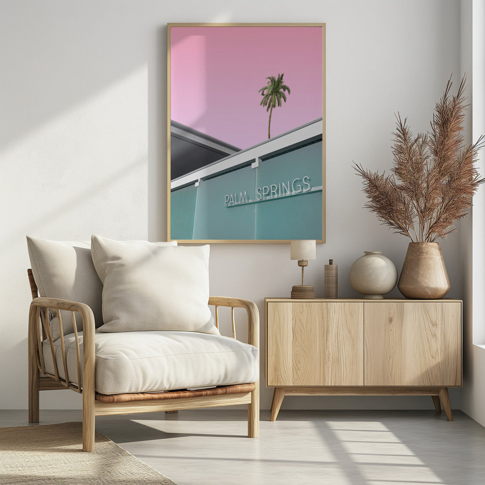 Welcome to Palm Springs - Poster / Art Print - interiör