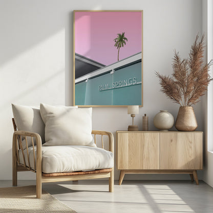 Welcome to Palm Springs - Poster / Art Print - interiör