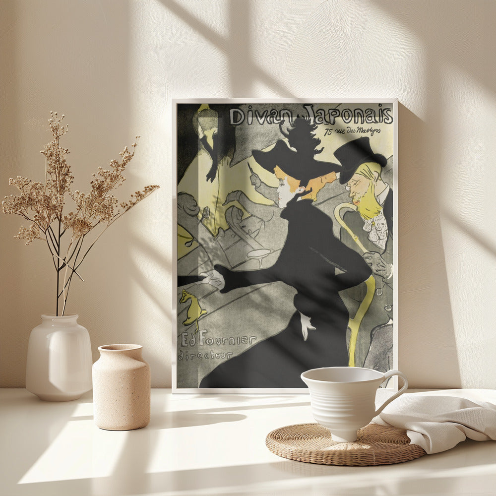 Divan Japonais (ca. 1892–1893) - Poster / Art Print - interiör