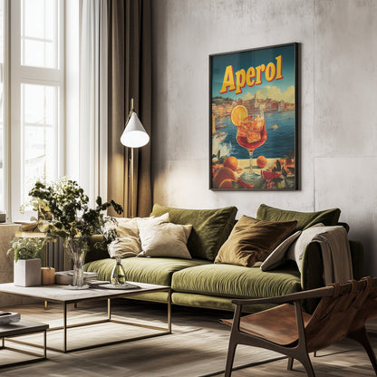 Aperol Vintage Commercial - Poster / Art Print - interiör