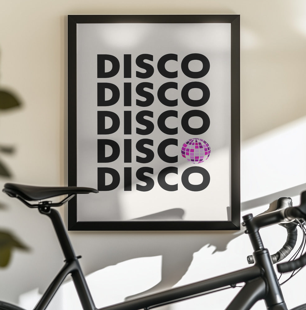 Disco - Poster / Art Print - interiör