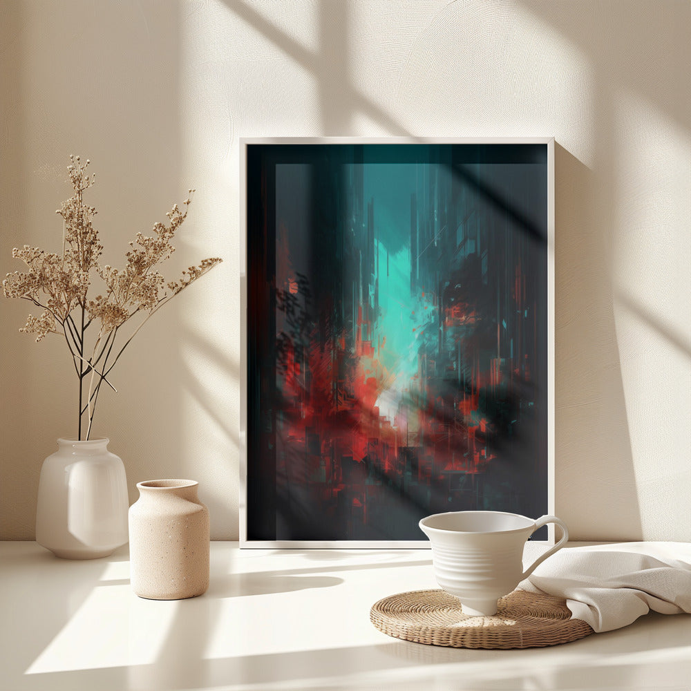 Escaping No 1 - Poster / Art Print - interiör