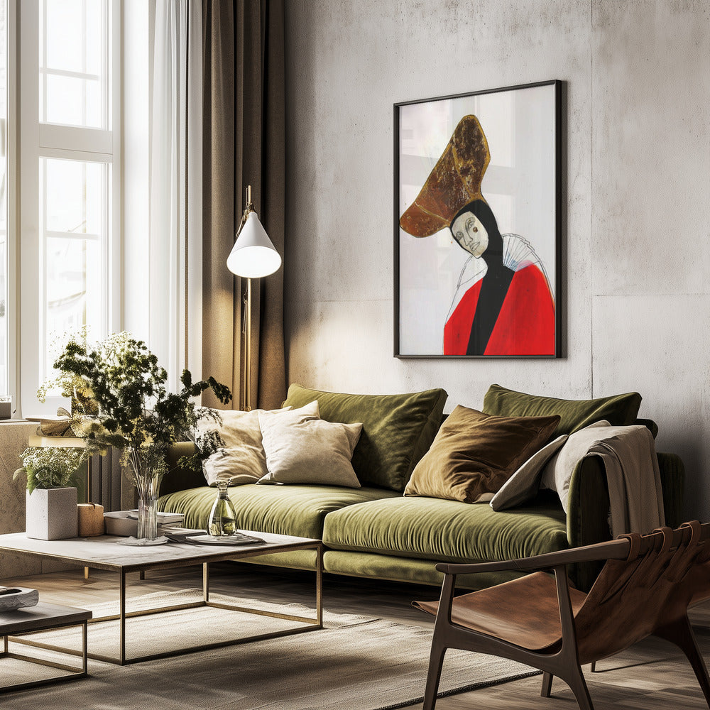 The Saint and the Sinner - Poster / Art Print - interiör