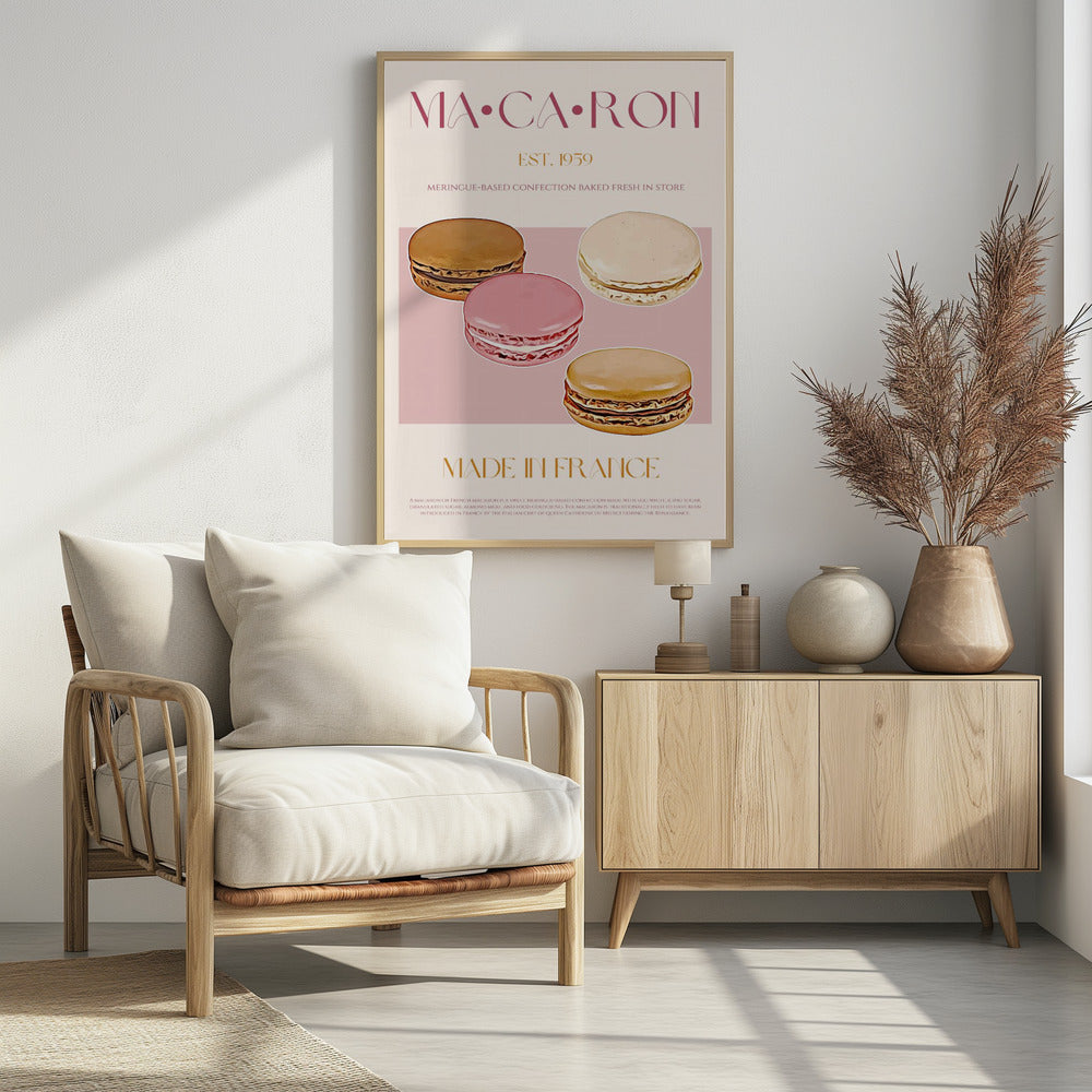 Macaron Print - Poster / Art Print - interiör