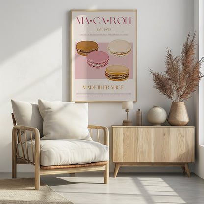 Macaron Print - Poster / Art Print - interiör