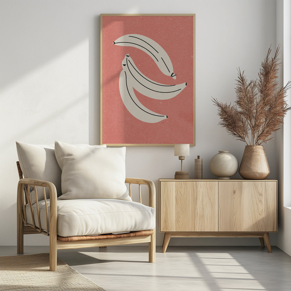 Banana - Poster / Art Print - interiör