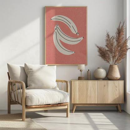 Banana - Poster / Art Print - interiör