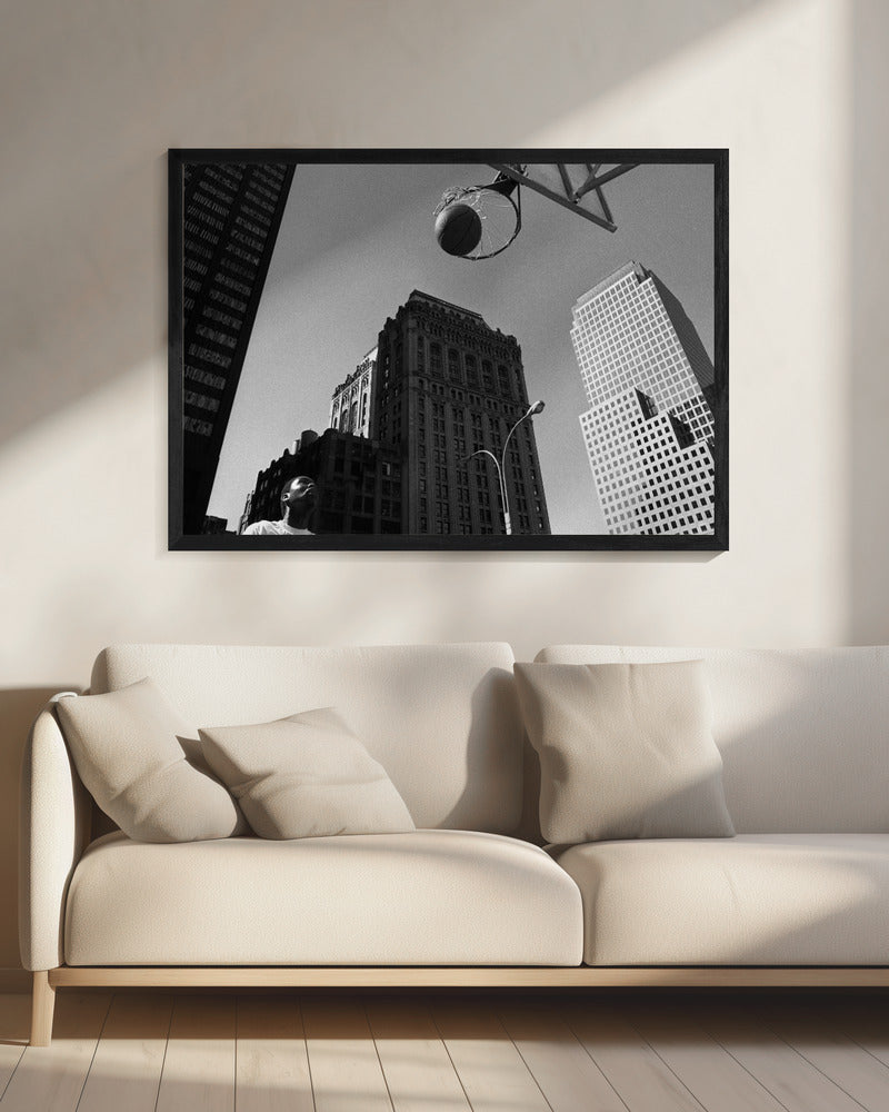 The ball (from the series "Alone") - Poster / Art Print - interiör