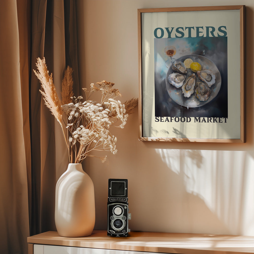 Oysters Seafood Market - Poster / Art Print - interiör