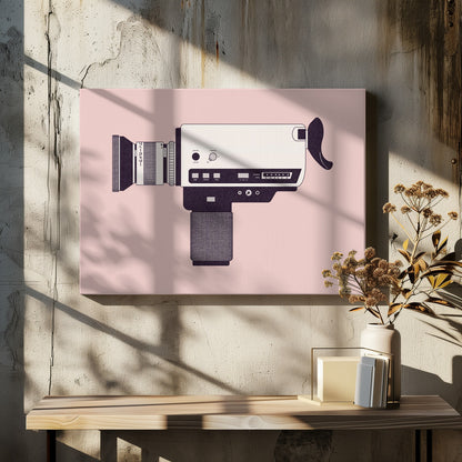 Super 8 Camera - Poster / Art Print - interiör