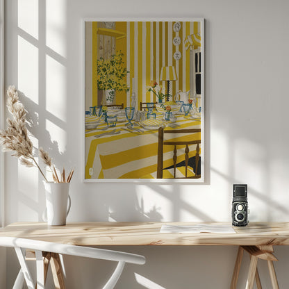 Week 30 Room Portrait - Poster / Art Print - interiör