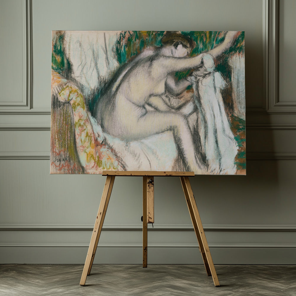 Woman Drying Her Arm No.2 - Poster / Art Print - interiör