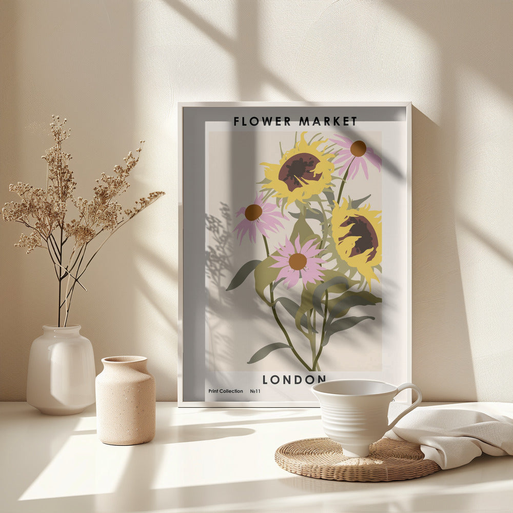 Flower Market. London - Poster / Art Print - interiör