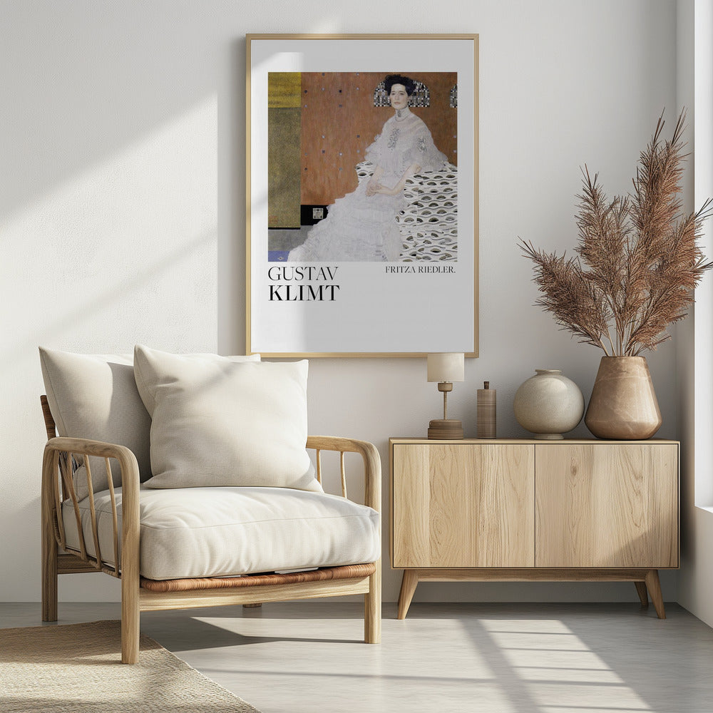 Bildnis Fritza Riedler (1906) Poster - Poster / Art Print - interiör