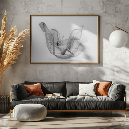 Ballerina Inside the cloth - Poster / Art Print - interiör