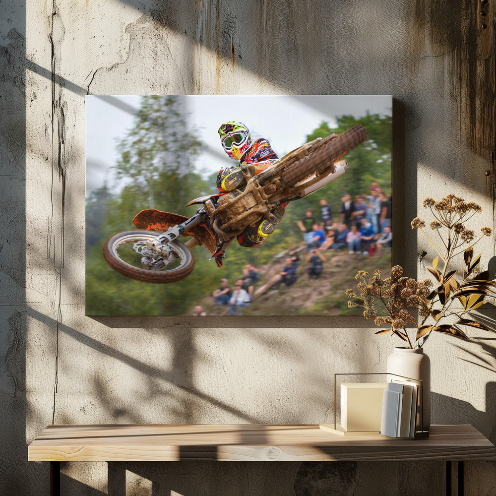 Tony Cairoli Whip Look - Maggiora MX Opening - Poster / Art Print - interiör