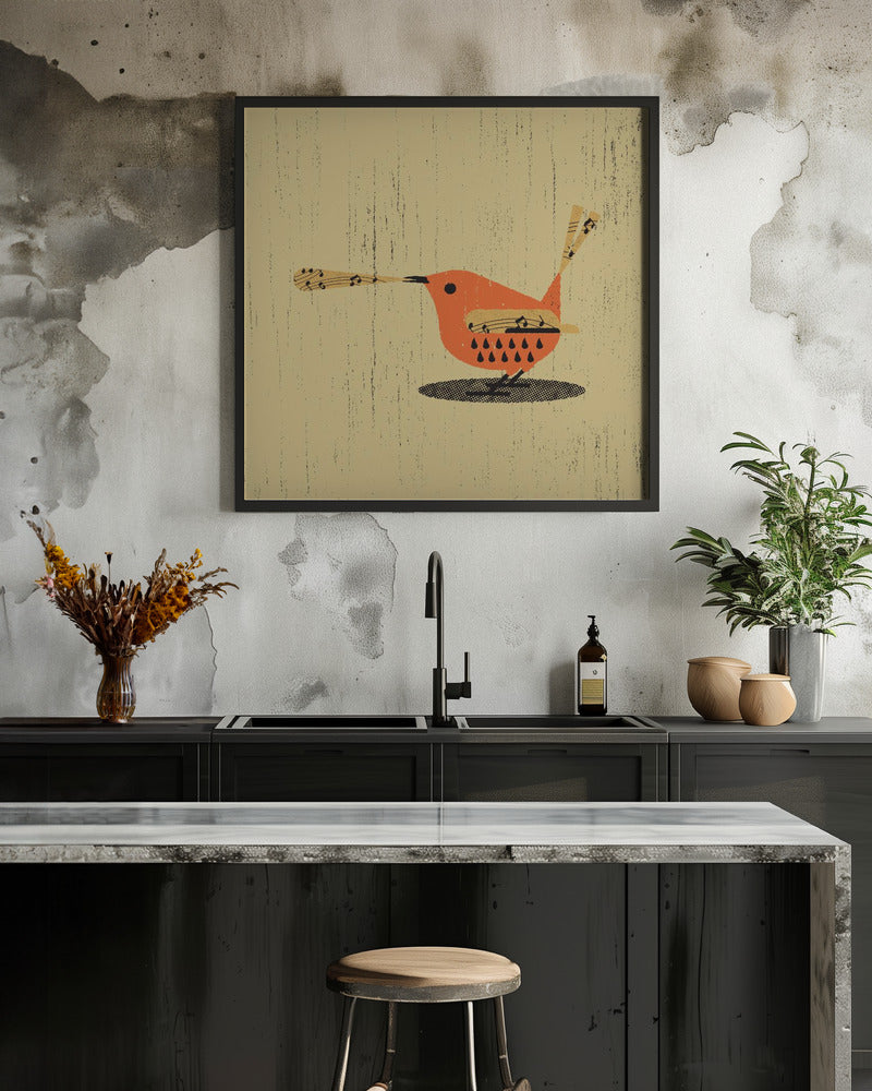 Singing Bird - Poster / Art Print - interiör