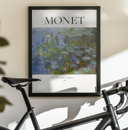 Water Lilies 1915 - Poster / Art Print - interiör