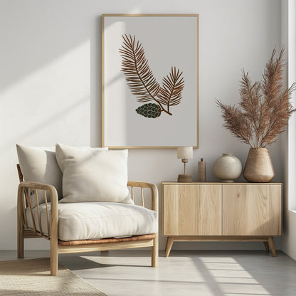 Pine - Poster / Art Print - interiör