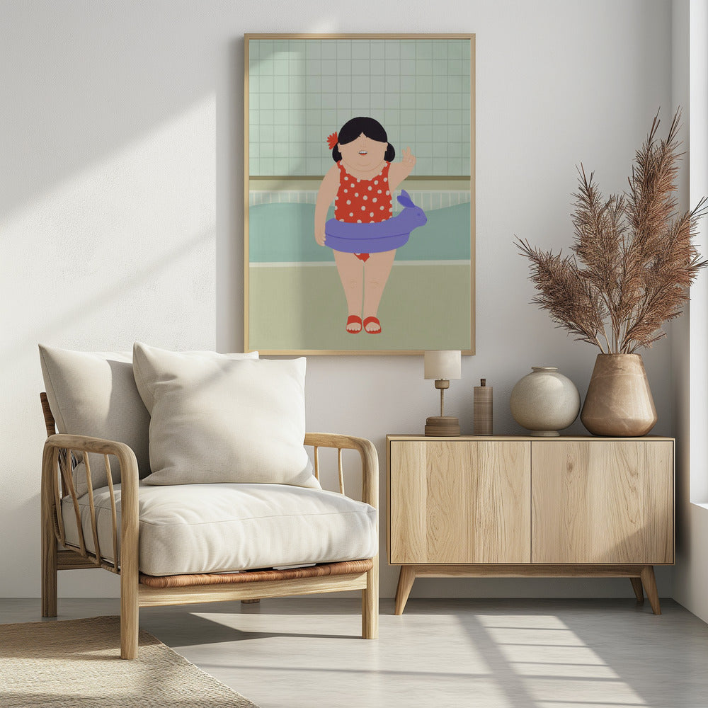 Swimming Lessons - Poster / Art Print - interiör