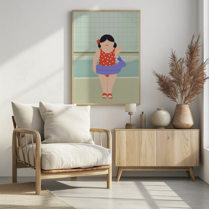 Swimming Lessons - Poster / Art Print - interiör
