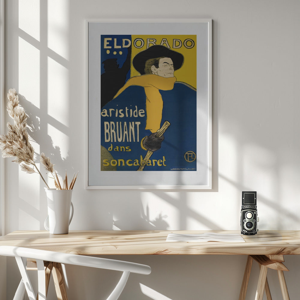 Les Ambassadeurs Aristide Bruant (1892) - Poster / Art Print - interiör