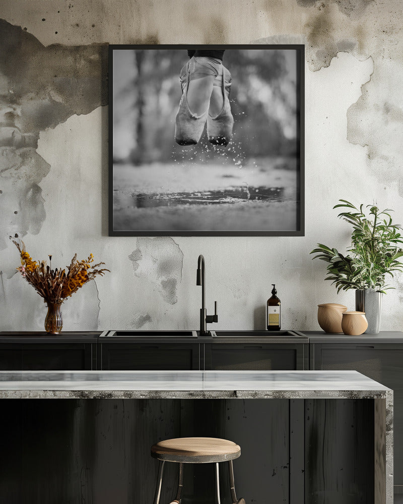 The day we went jumping in puddles - Poster / Art Print - interiör