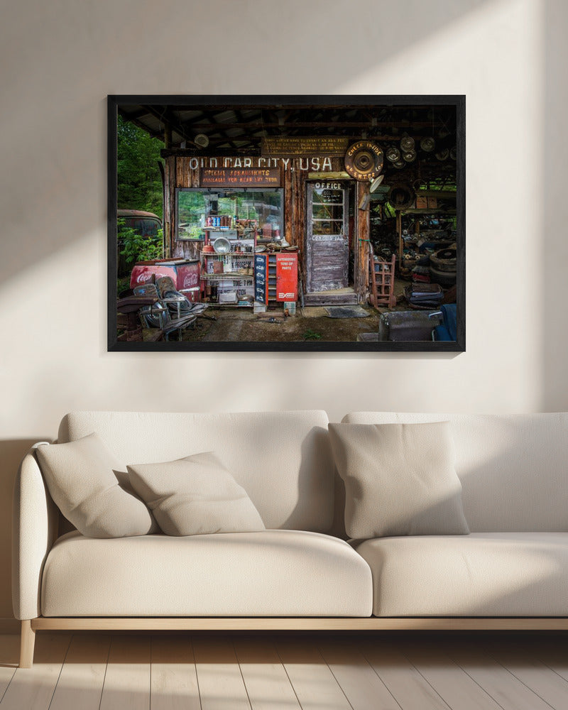 Old Car City - Poster / Art Print - interiör